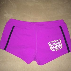 Reebok Crossfit Purple Bootie Shorts M